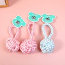 Single Ear Ball Rope Toys