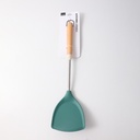 Fashion silicone spatula with wooden handle
