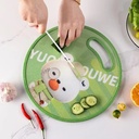 Round cartoon fruit chopping board