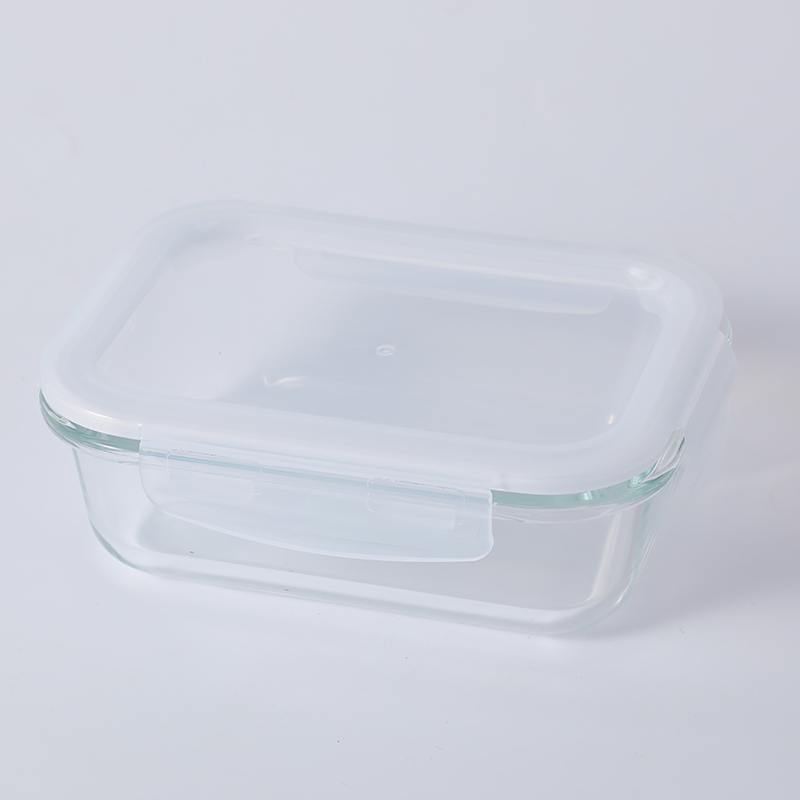 High borosilicate rectangular glass fresh-keeping bowl-630ml