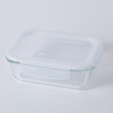 High borosilicate rectangular glass fresh-keeping bowl-630ml