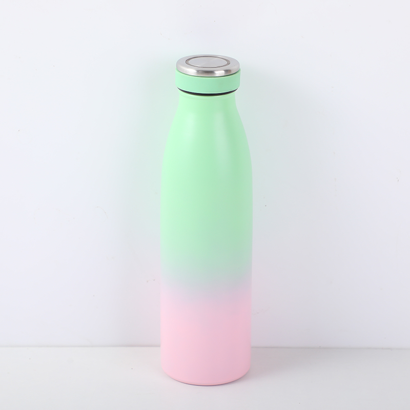 Simple milk vacuum bottle-green
