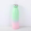 Simple milk vacuum bottle-green