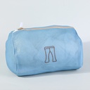 Morandi color sandwich cylinder shaped laundry bag