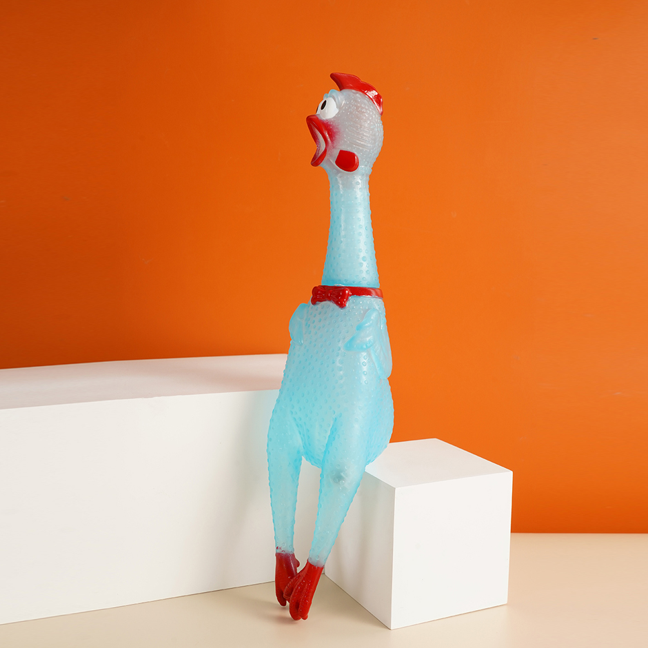 Social screech chook-blue