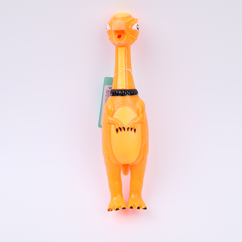 Small dinosaur screaming toy-orange