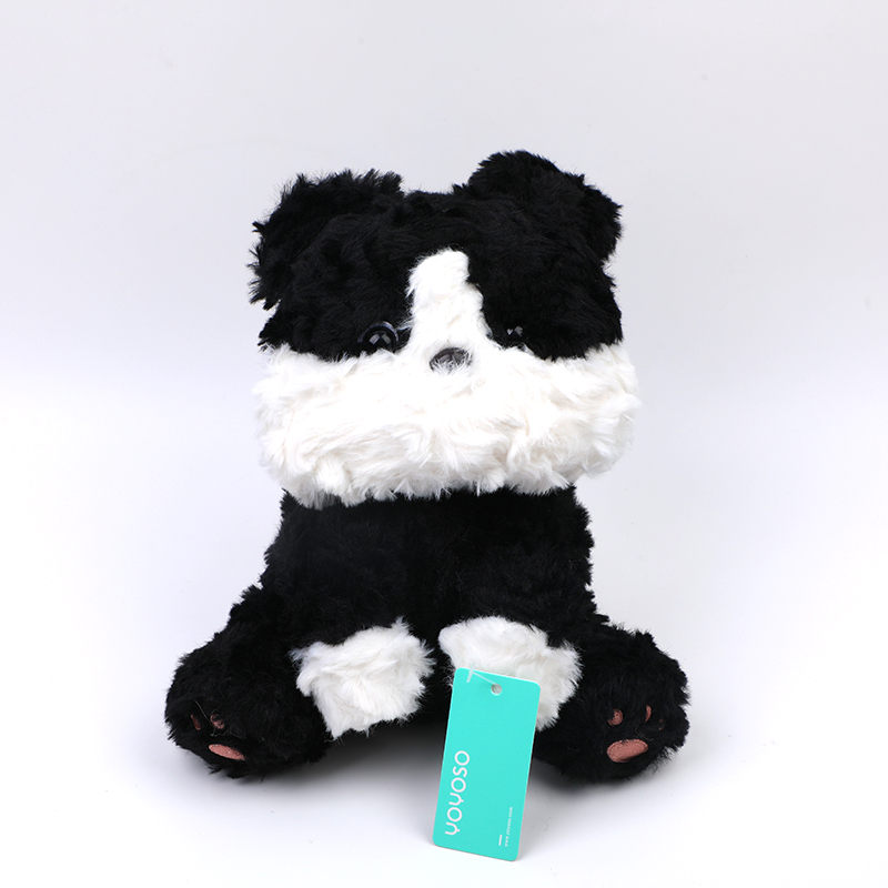 Nicky Black Puppy Plushie-23cm（with plastic eyes）
