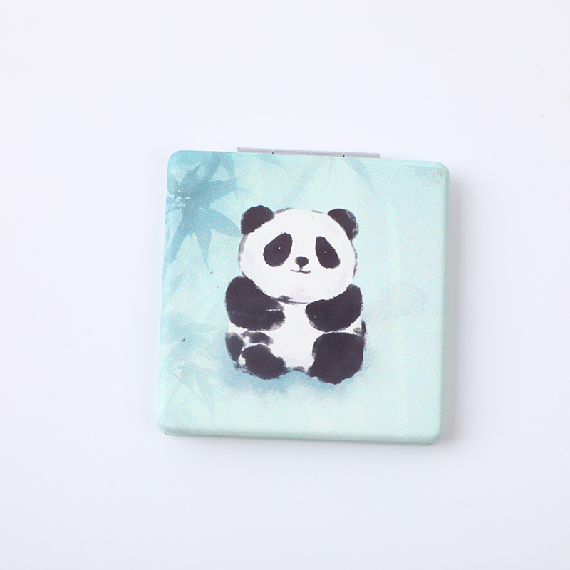 Ink Panda Square Fashion Mirror