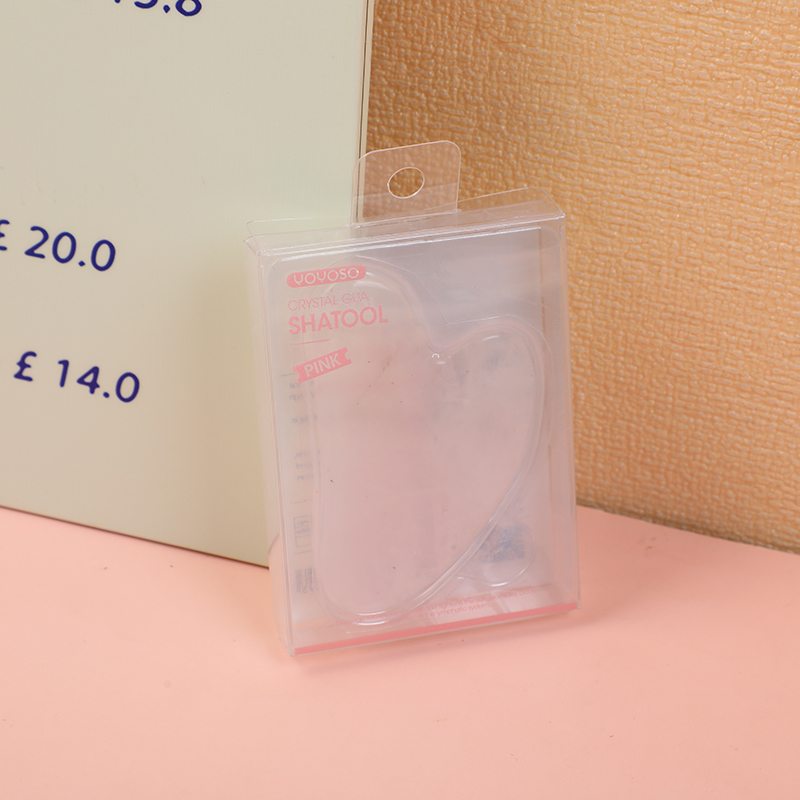 Pink crystal gua sha tool