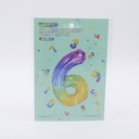 16 inch Small Numbers Aluminum Balloon Rainbow-6-1pcs