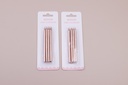 Party Series Rose Gold Line Candles-8pcs