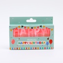 Pink Birthday Candle Set-13pcs
