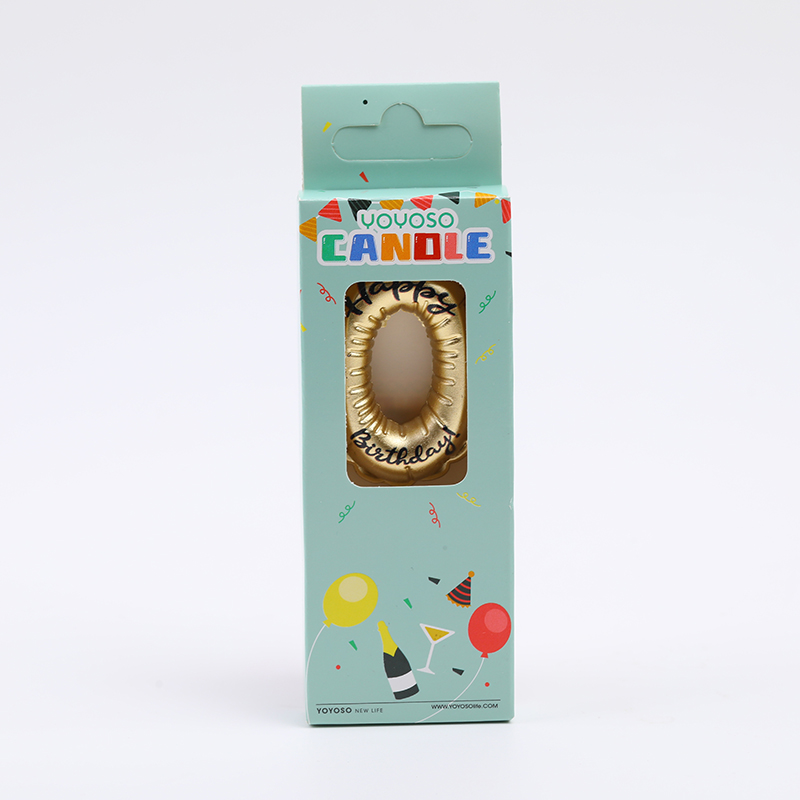 Gold Number Candle-0-1pcs