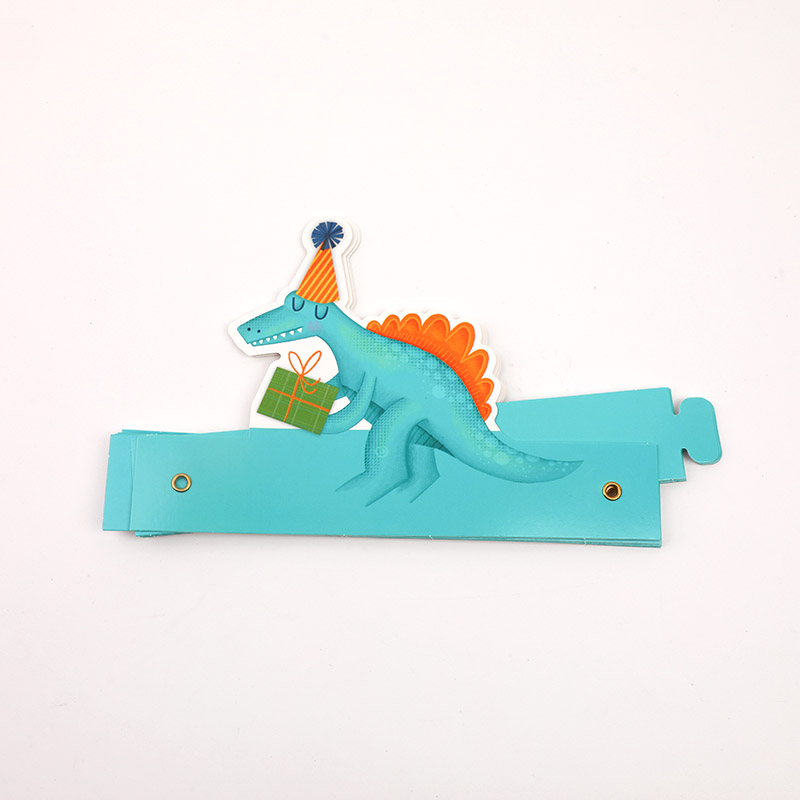 Party Dinosaur Paper Hat 4pcs