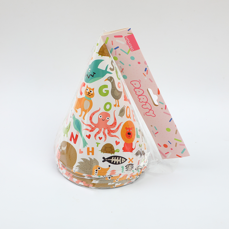 Party Animal World Paper Hat*10pcs