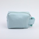 Simple Round Toiletry Bag-Blue