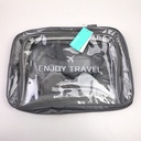 Portable handbag with shoe pocket-grey