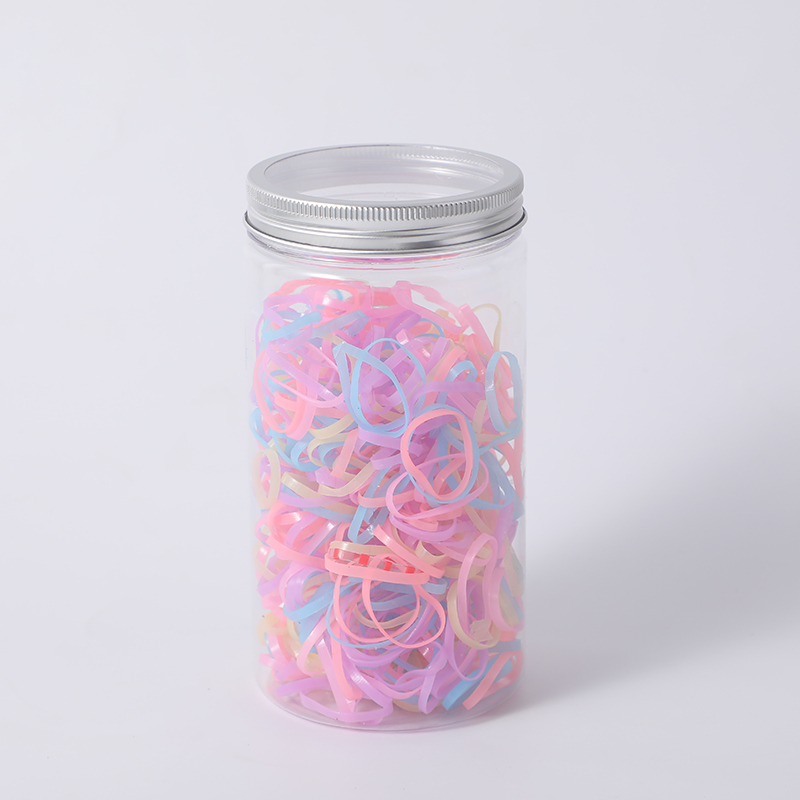 Disposable rubber bands- round barrel with aluminum lid