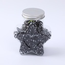 Disposable rubber band with star shaped bucket