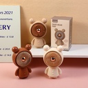 Creamy Bubble Daze Bear Fan