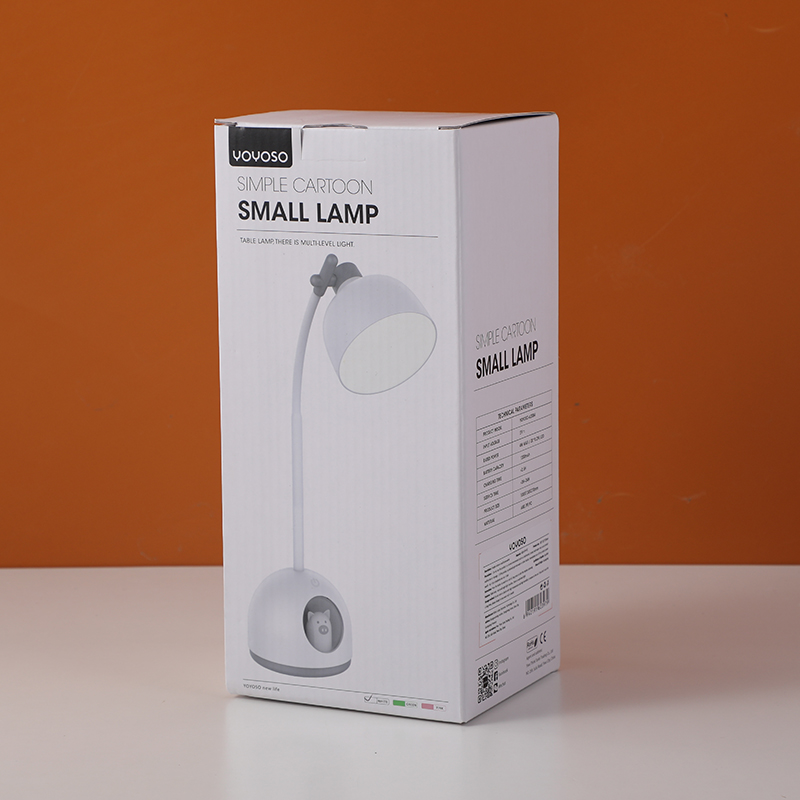 Simple cartoon small lamp-white