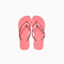 Simple unicolor ladys flip flops  red 35-36