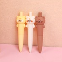 Little bear cheese big head gel pen-black