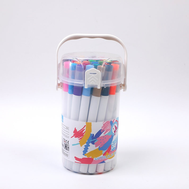 36 colors Triangle Rod Double-ended Watercolor Pencils Transparent cap model 241 new 