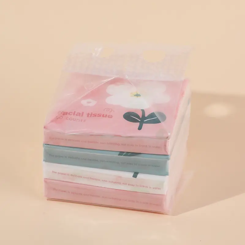 Floral series soft facial tissue- Single