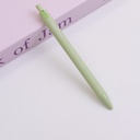 Green frosting minimalist neutral pen - blue core 0.5mm