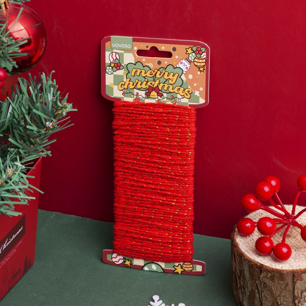 Christmas Series - Red Packing Rope 20m
