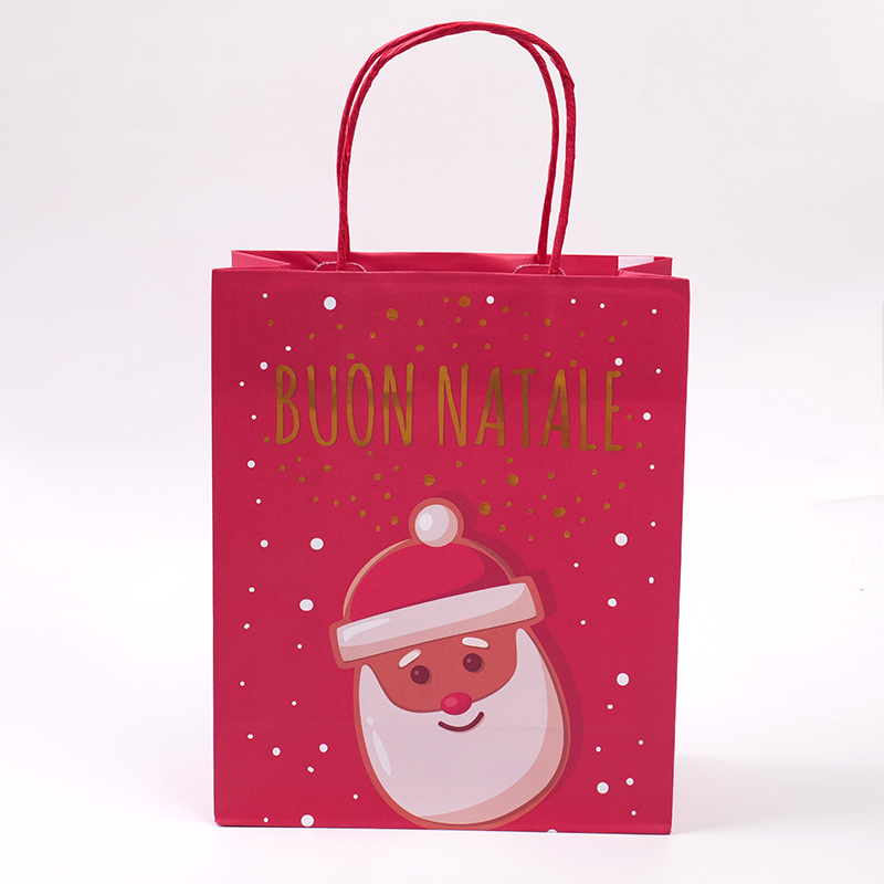 Christmas gift series kraft paper bag-S