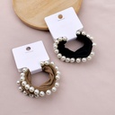 Pearl towel circle hair band
