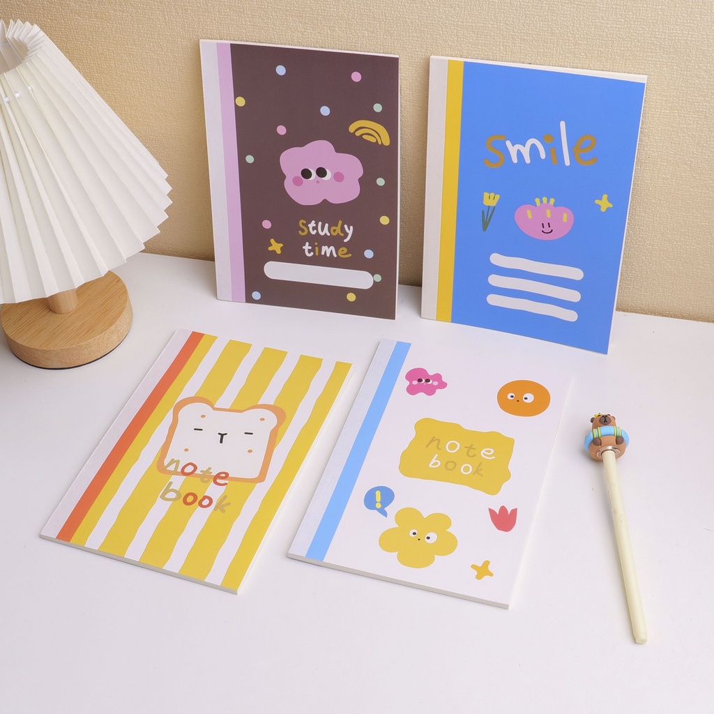 Dopamine Series - A5 Wire-glued Notebook - Ruled Inner Pages, 40 pcs
