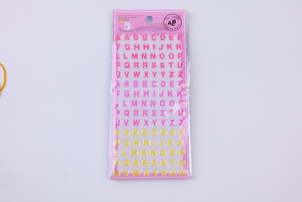Modeling hot stamping letter crystal stickers