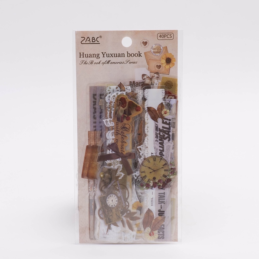 Memory Book Series Stickers 40 pcs