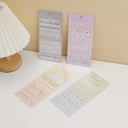 Mini Fun Ledger stickers 1-4