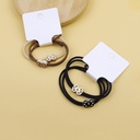 Oil Drip Bow Tie Fashion Hair Tie-2PCS
