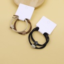 Oil Drip Heart Fashion Hair Tie-2PCS