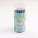 YOYOSO Custom Blue Series - 24 Color Short Barrel Non-Wood Colored Pencils