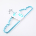 Cloud PVC coated hanger 5pcs pack 