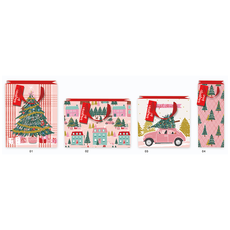 Christmas party series vertical gift bag-M