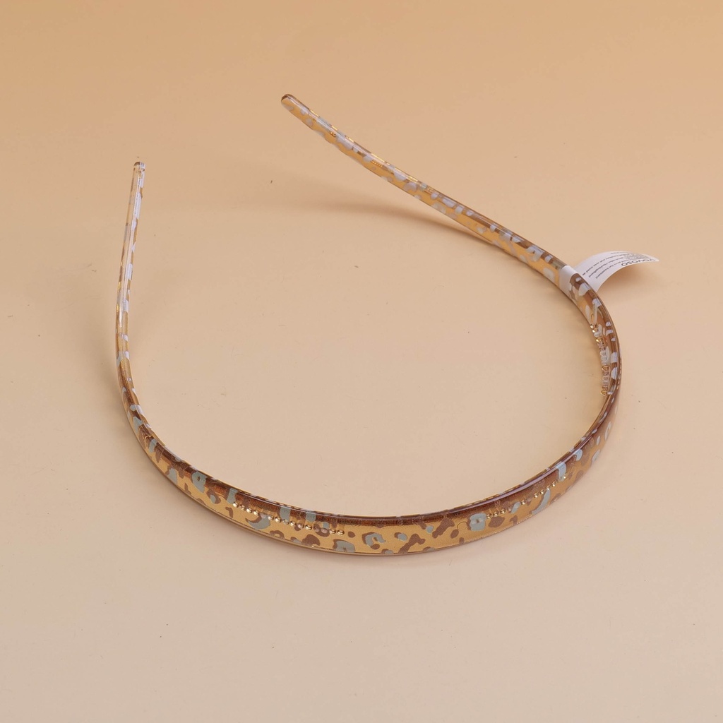 Leopard print flat headband