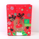 Snow night christmas series vertical gift bag-L