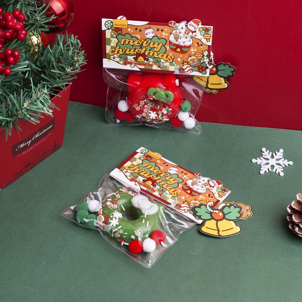 Christmas Series - Doughnut Squishy Stress-Relief Toy