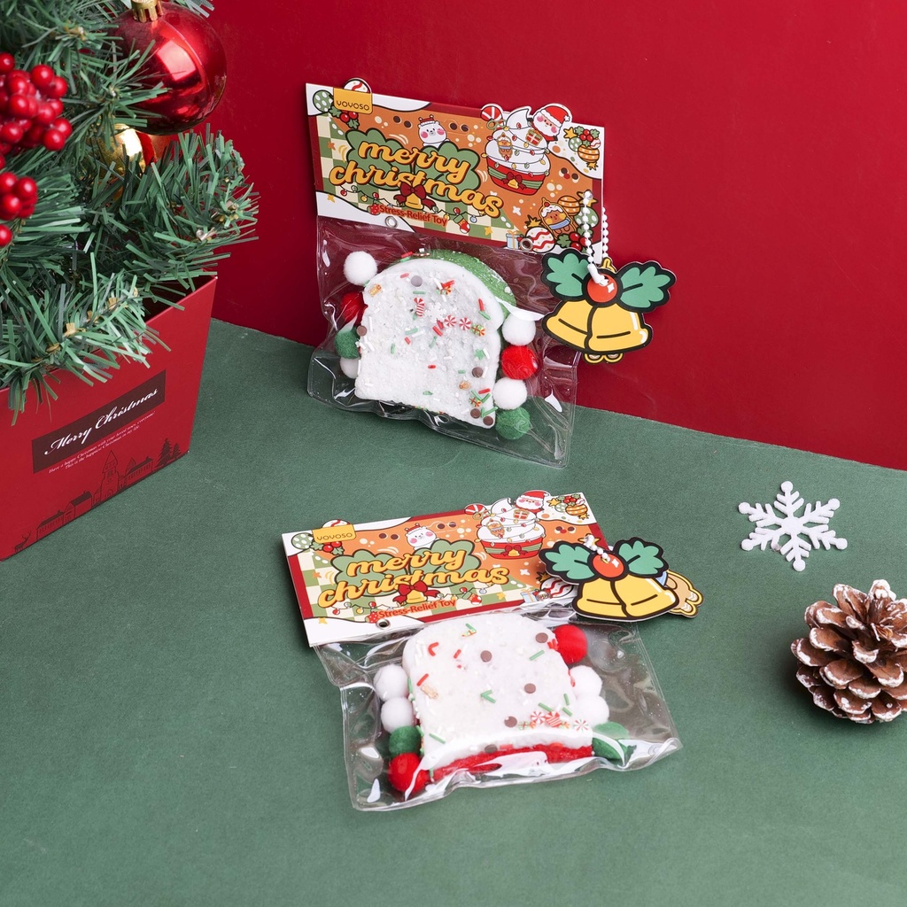 Christmas Series - Toast Squishy Stress-Relief Toy