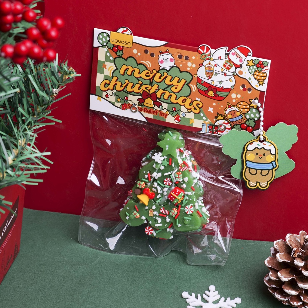 Christmas Series - Christmas Tree Squishy Stress-Relief Toy