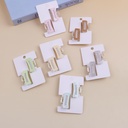Square Pair Acrylic Claw Clip
