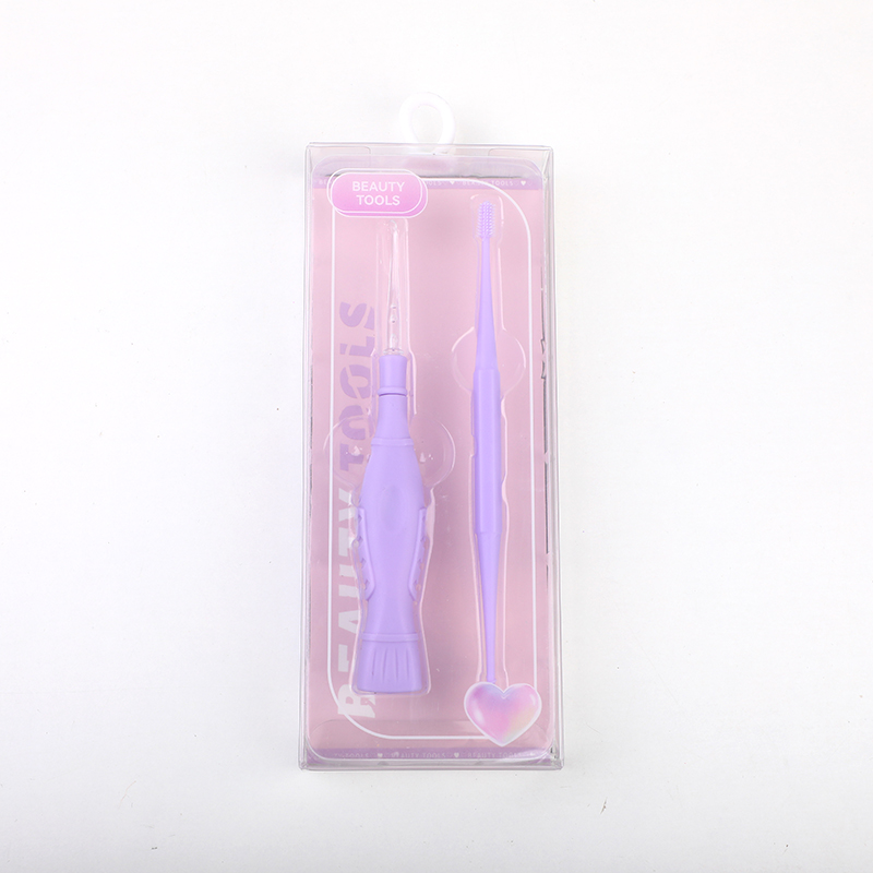 Crystal purple series luminous ear pick combo set-2pcs