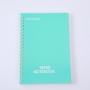 YOYOSO brand coil notebook A5- horizontal line pages
